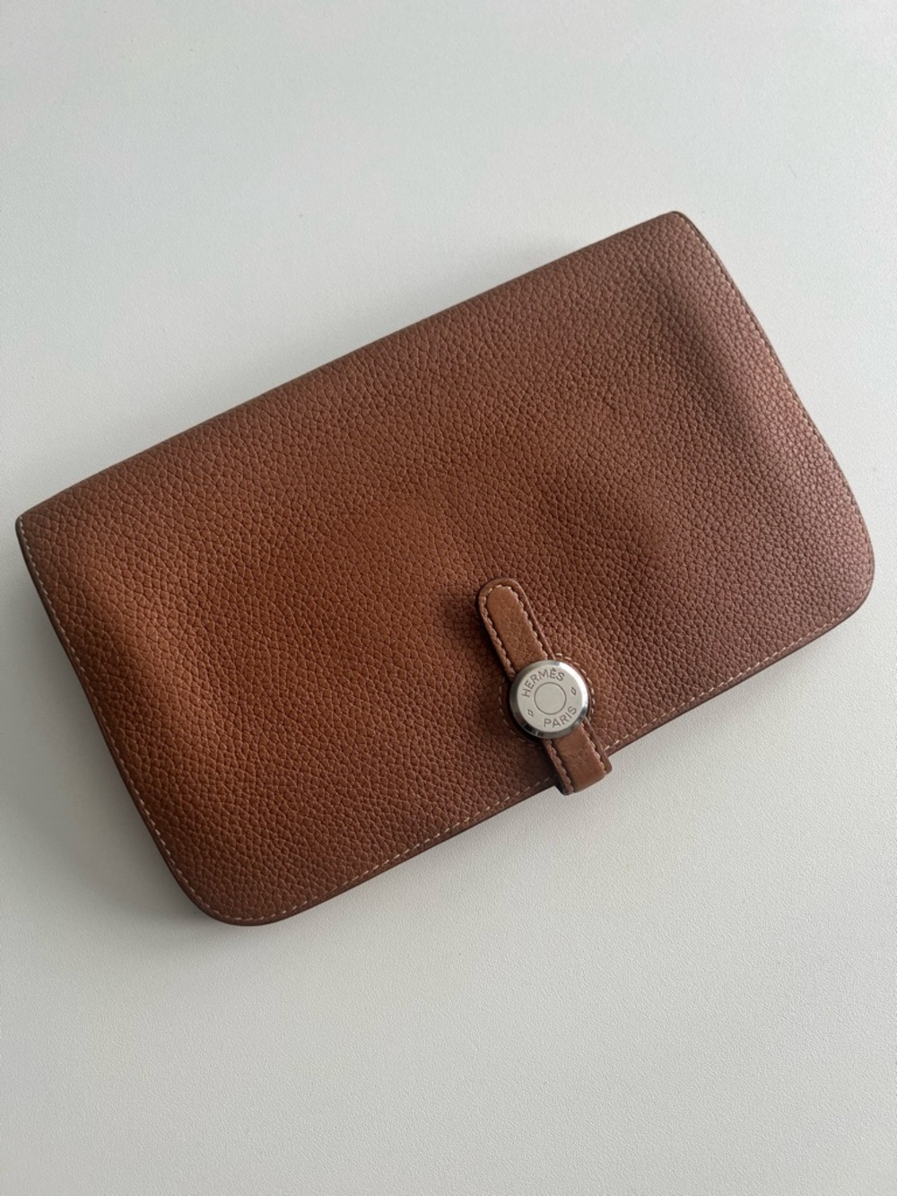 Hermes Leather Clutch